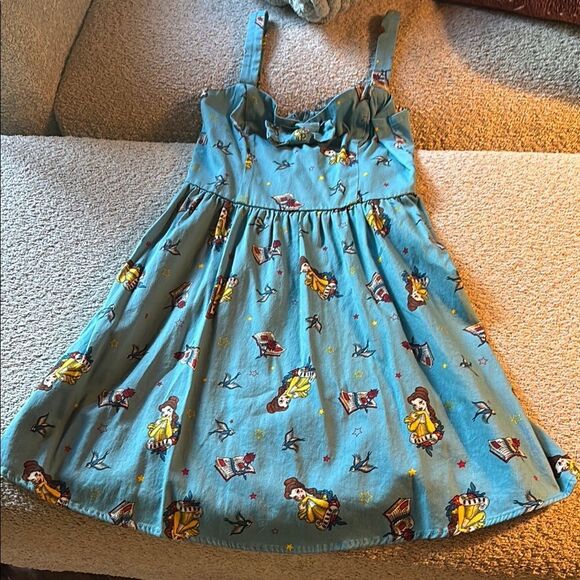 Disney Belle Beauty and The Beast Old School Tattoo Sailor Sundress - Picture 1 of 13